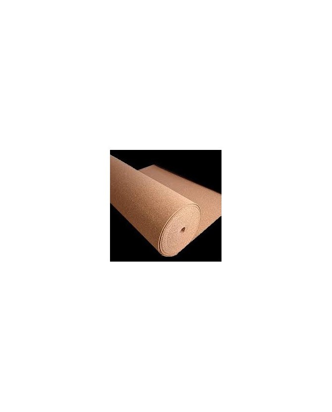 Rouleau en liège pour sous-couche isolante murs et sol ou affichage - épaisseur 4 mm rouleau de 15 m² - 15/4