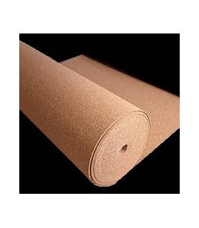 Rouleau liège et gomme pour sous-couche isolante sol - épaisseur 10 mm  rouleau de 6 m² - 14/10