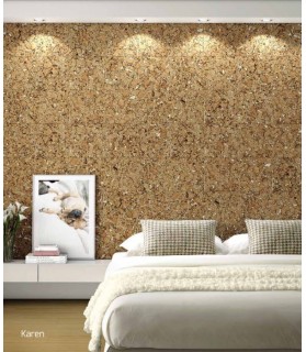 Liège de décoration murale simple épaisseur - 3 mm par 11 dalles soit 1,98  m² blanc - 152/karen