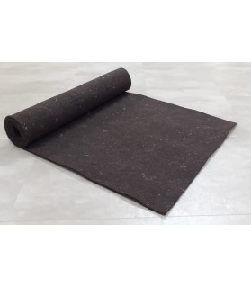 Tapis de yoga 100% laine naturelle. Laine du Massif Central Noire du Velay