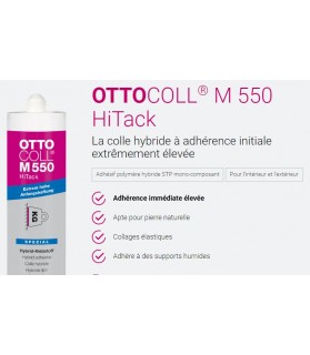 Colle A+ Hybride à adhérence immédiate élevée pour le liège. En cartouche de  310 Ml