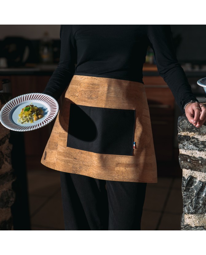 Tablier de serveur en liège