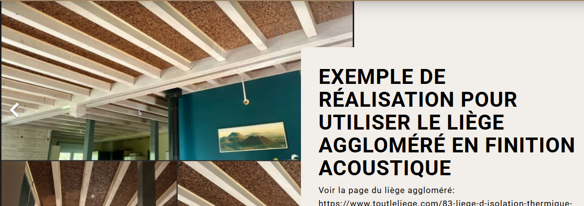comment isoler en liège les plafonds